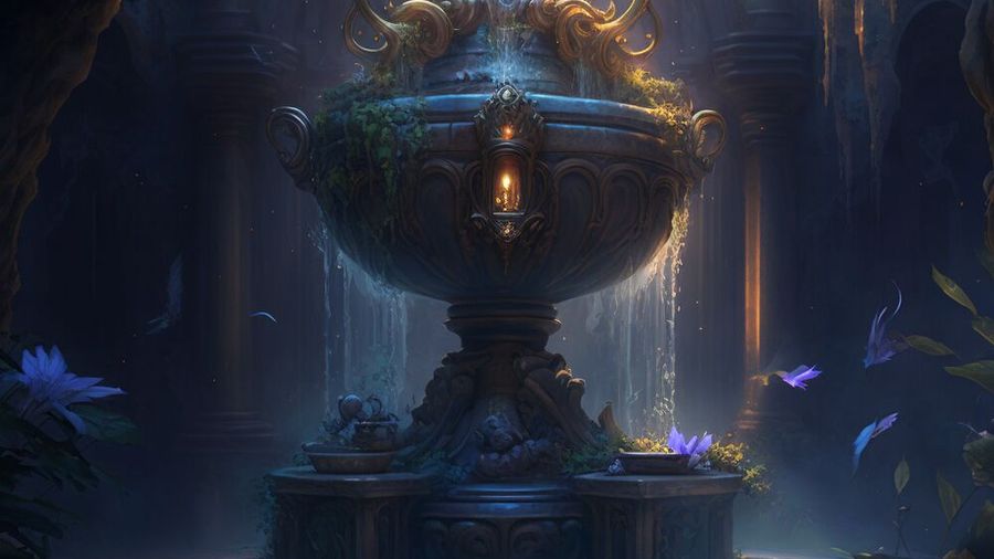 La fontaine magique